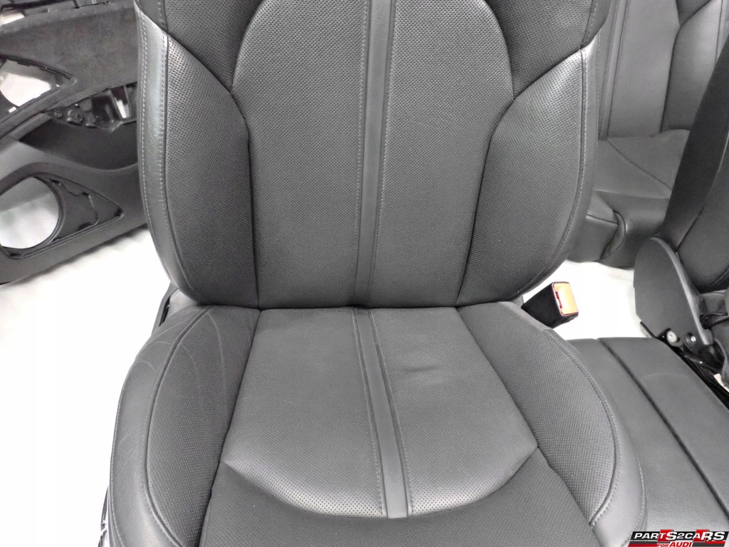 фото №9, Обшивки сидіння шкіра вентильовані чорні audi a8 d4