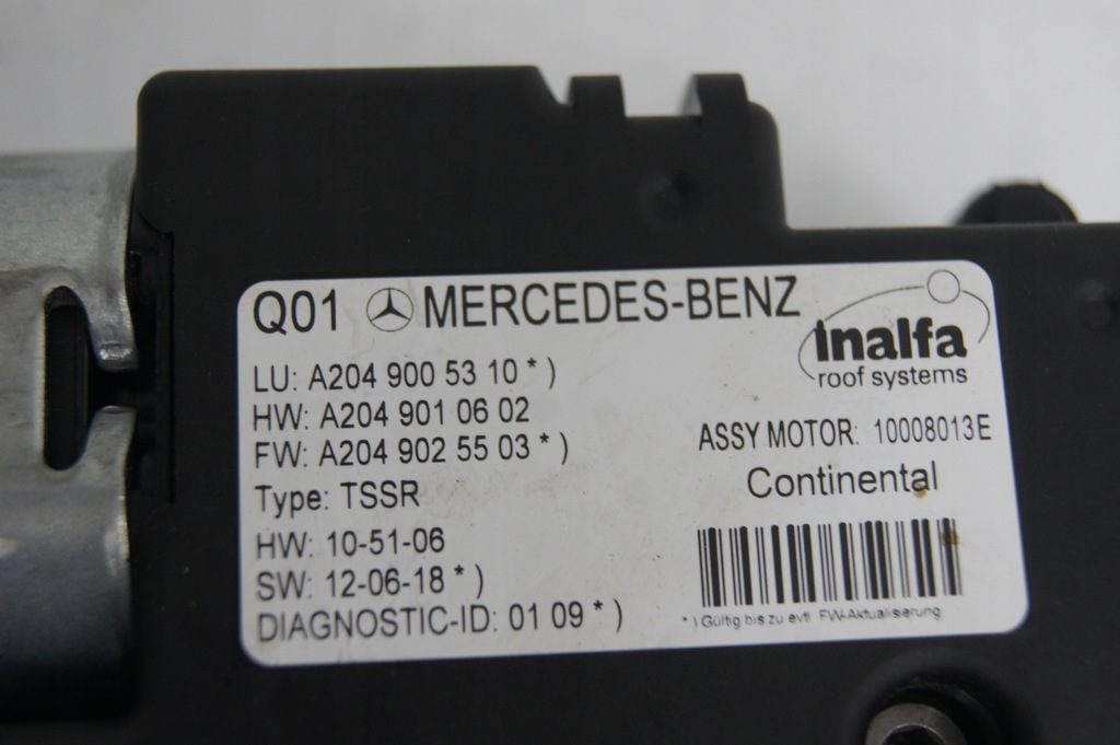 фото №4, Моторчик люк w204