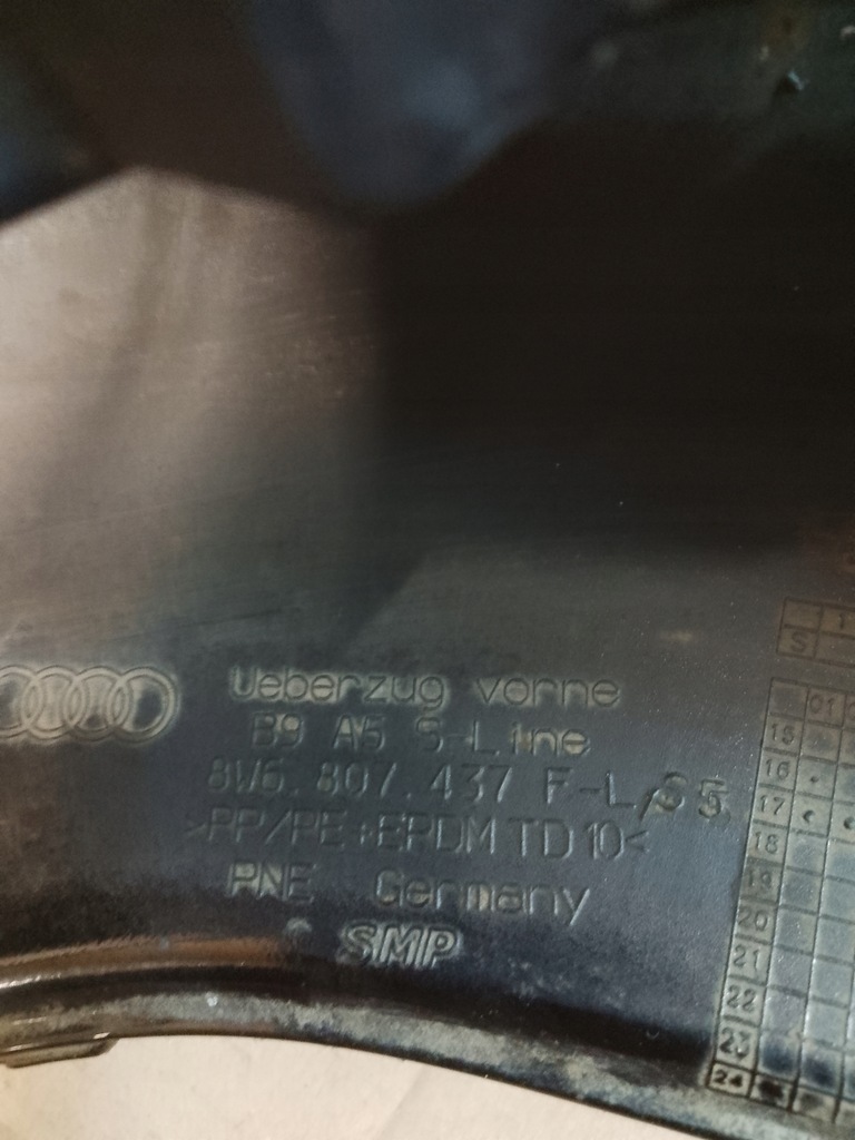 фото №15, Бампер перед передний audi a5 8w6 16-20rok s-line 8w6807437f-l оригинал