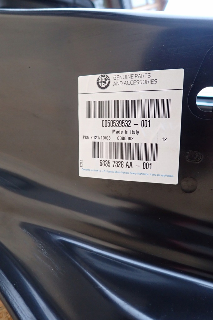 фото №9, Alfa romeo stelvio дверь задняя задние правое 50539532