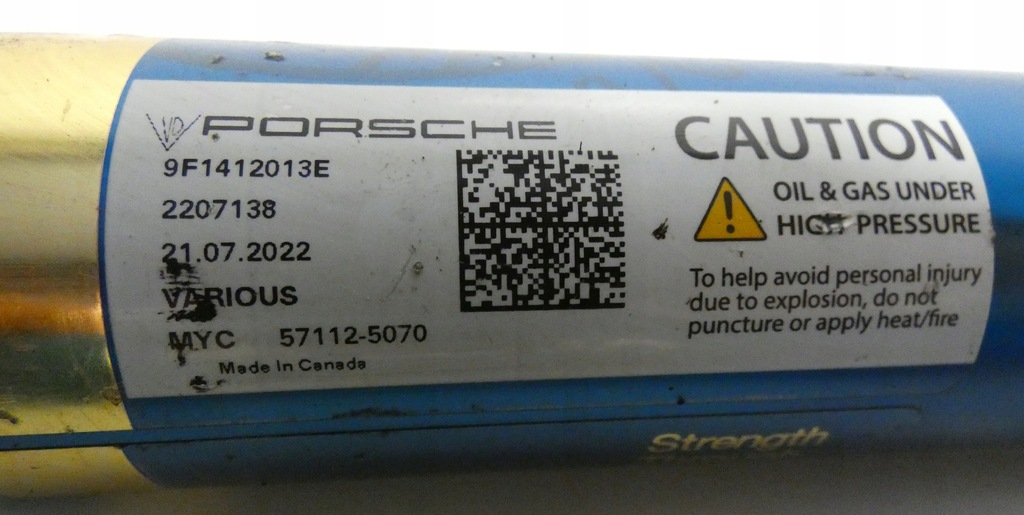 фото №8, Porsche 911 992 gt3 cup 9f1413031c 9f1412013e амортизатор перед передній