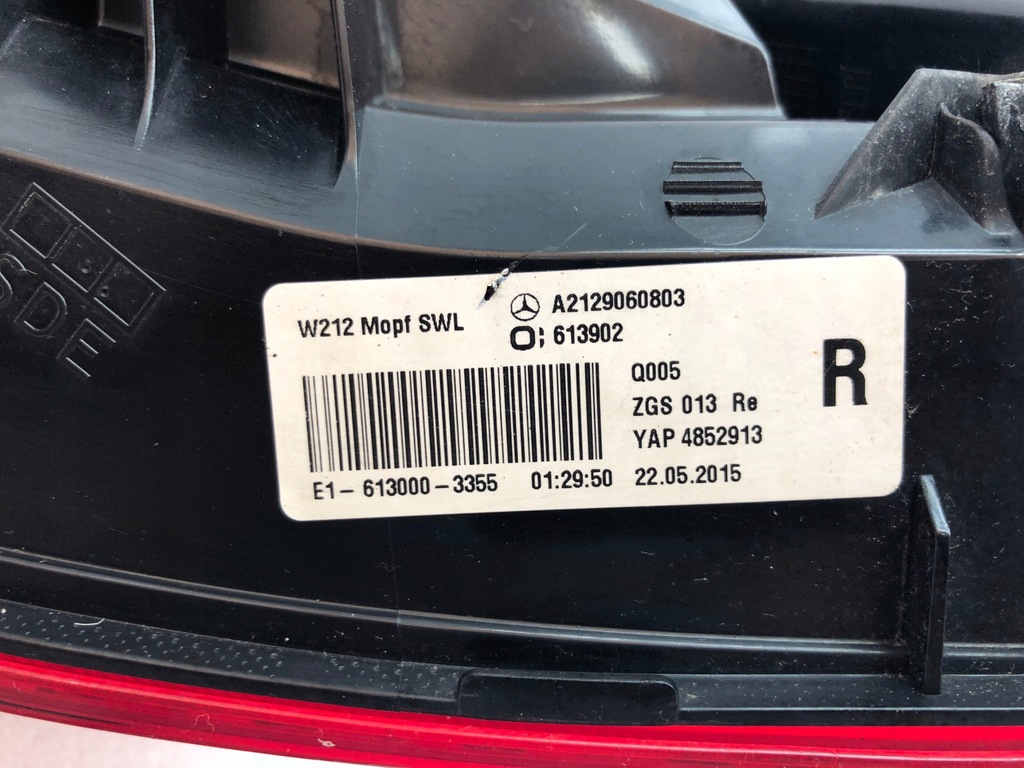 фото №7, Лампа mercedes w212 lift правая сторона