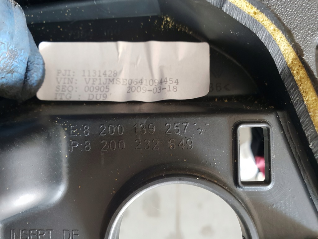 фото №12, Renault scenic ii lift панель приладів консоль air bag