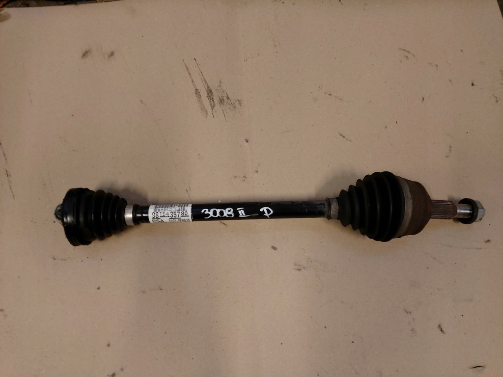 фото №1, Peugeot 3008 ii привідний вал права 9819435780