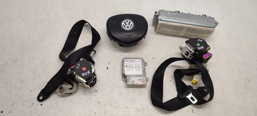 фото №1, Подушки безпеки air bag ремені датчик vw fox