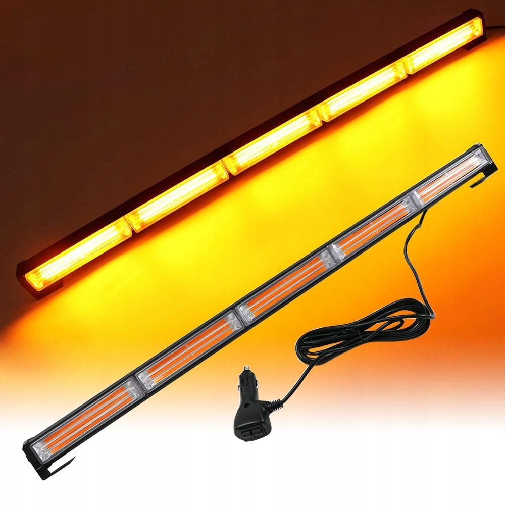 Балка попереджувальна jednostronna помаранчева kogut strobo led 60cm 12v 24v Недорого