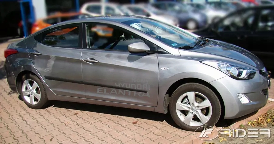 фото №3, Hyundai elantra 2010-16 накладки боковой