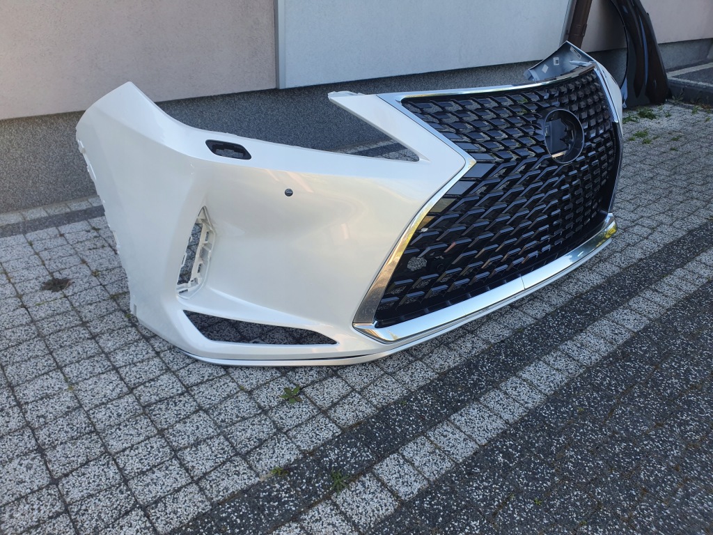 фото №2, Lexus rx rx450 iv lift 085 бампер передний решётка радиатора решётка радиатора хром решётка перед