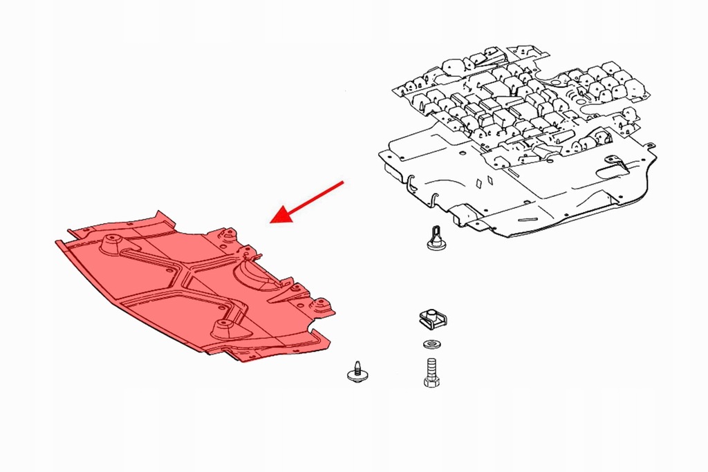 фото №3, Mercedes r-class w251 2005-2011 захист a2515240130