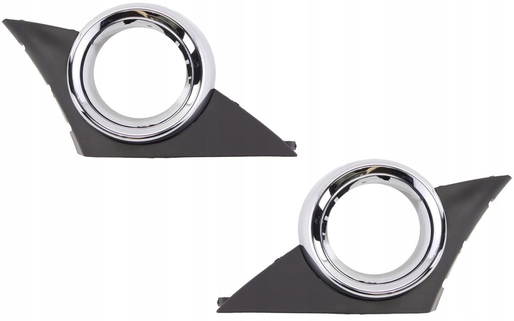 фото №1, Рамки лампы противотуманный комплект хром peugeot 207