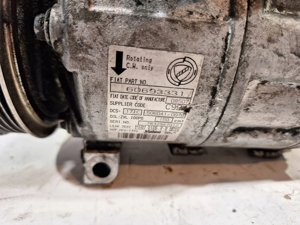 фото №7, Компресор кондиціонера 60693331 fiat croma ii 1.9 mjet 05-