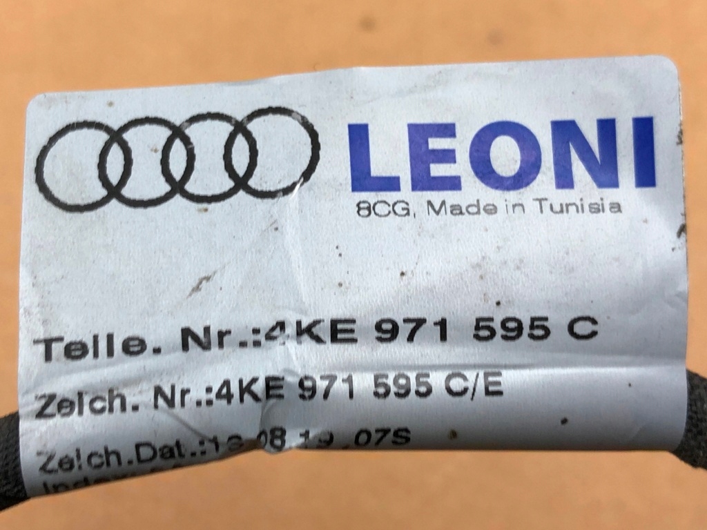 фото №9, Электропроводка жгут генератора 4ke971595c audi e-tron 50 55 q8 2019- 4ke