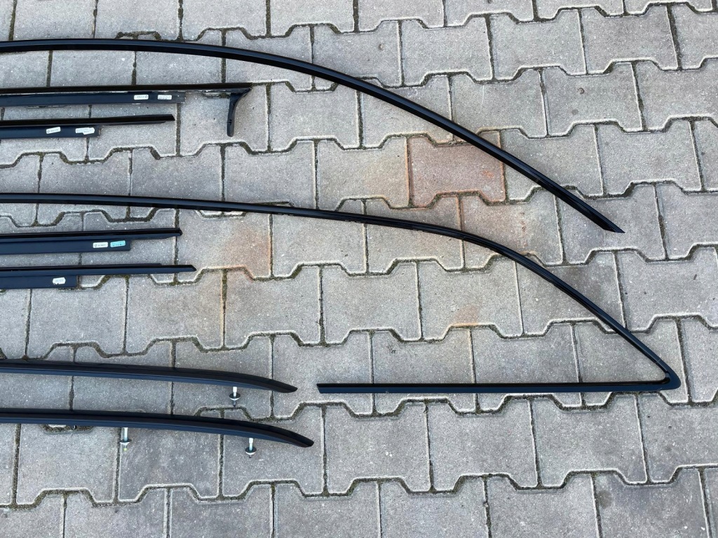 Audi a6 c7 avant универсал s-line накладки дверь piano черный рейлинги чёрные в Украине