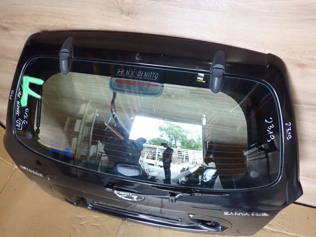 фото №9, Hyundai santa fe 01-06 крышка багажника багажника ed