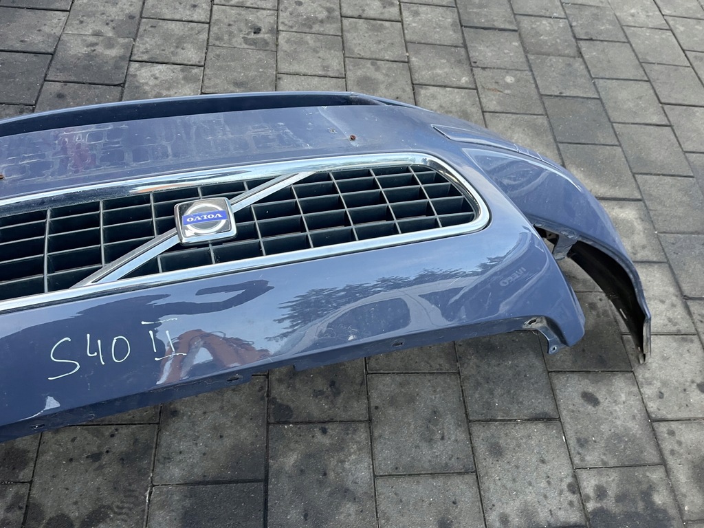 фото №8, Бампер перед передній решітка радіатора volvo s40 ii v50 04- fioletowy