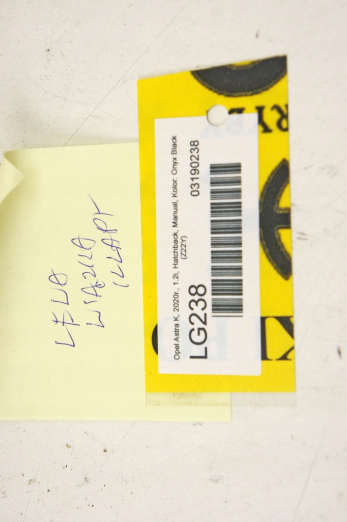 Lg238 opel astra k v джгут кришки hb 39222440 Доставка