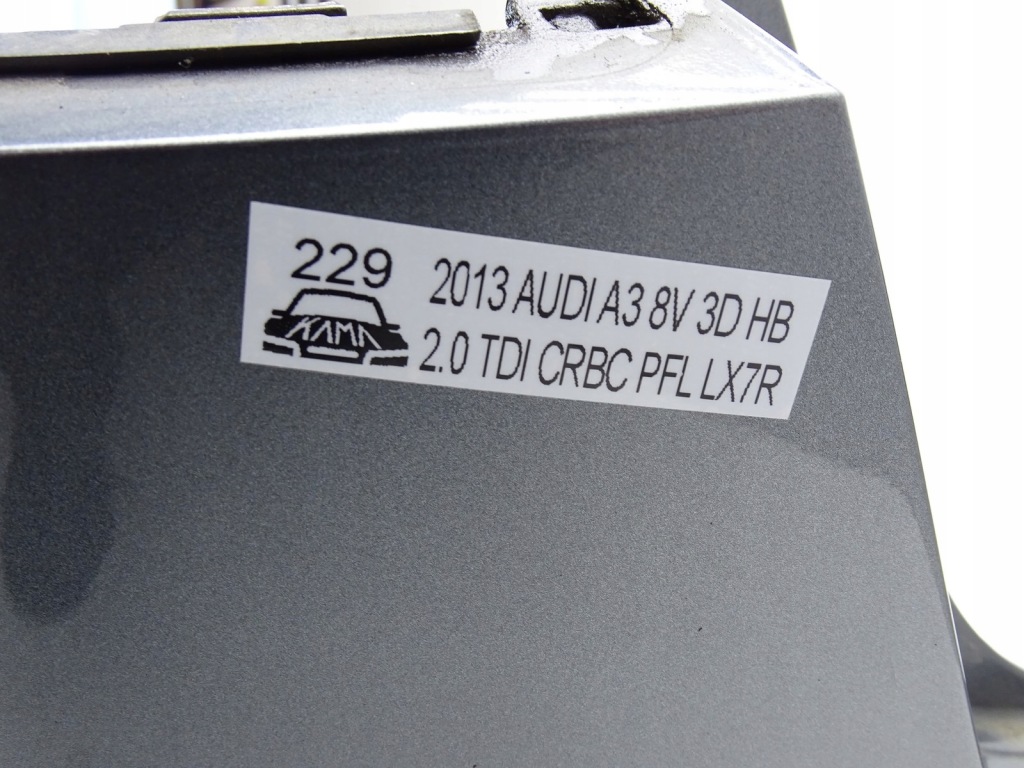 Бампер задняя задний audi a3 8v 3d hb хэтчбек lx7r Киев