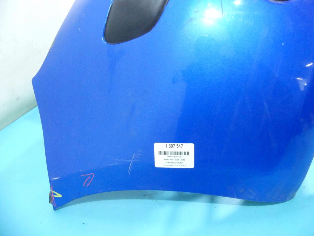 фото №14, Бампер перед nissan note i e11 06-09 bv4