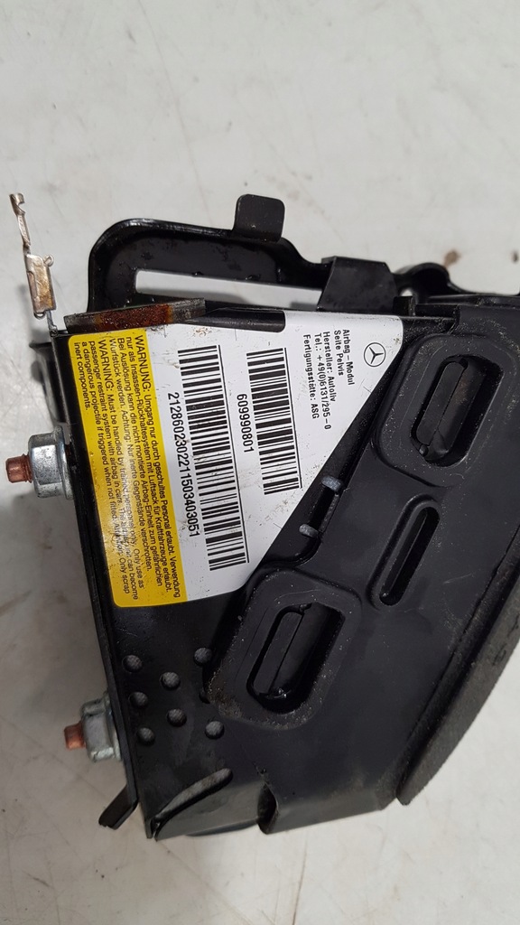 фото №8, Mercedes w212 подушка безопасности сиденье левая orginal