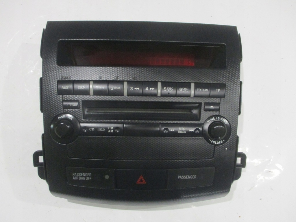 фото №1, Радио радиопроигрыватель cd mitsubishi outlander ii lift 8002a139xa