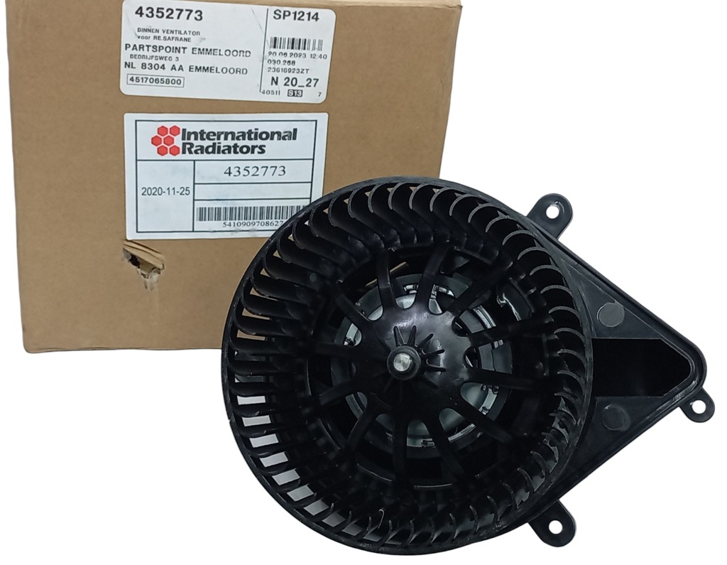 фото №1, Воздуходувка вентилятор салона кабины renault master i safrane i ii