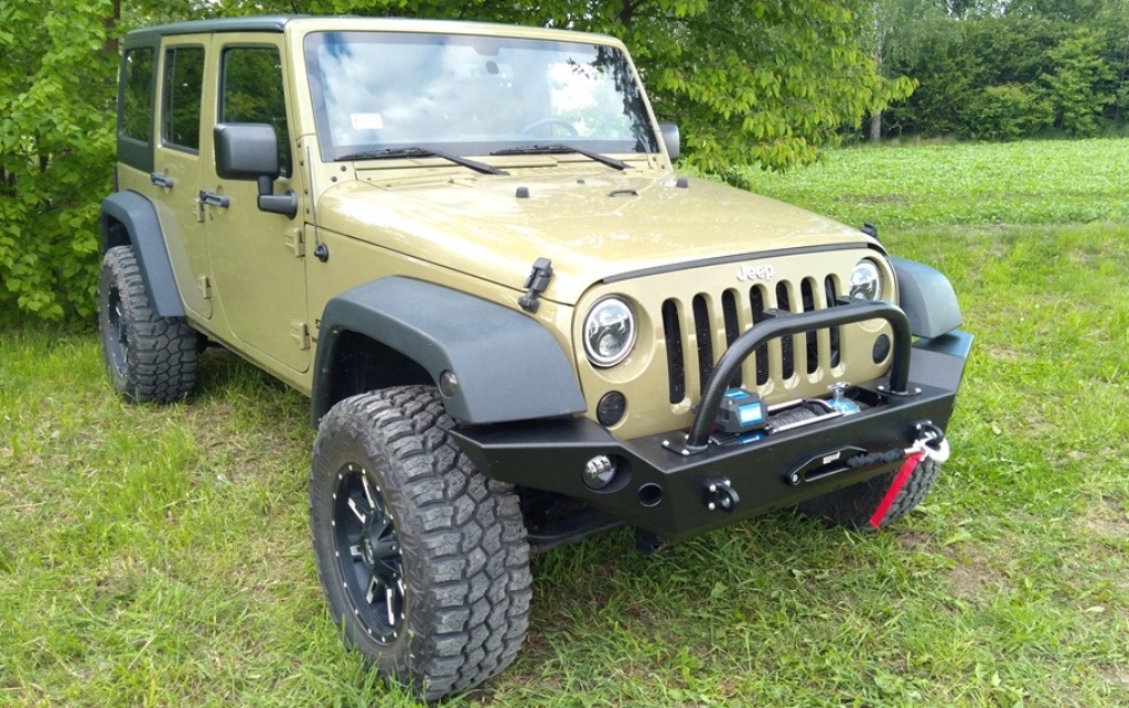 фото №10, Jeep wrangler jk бампер стальной перед передний