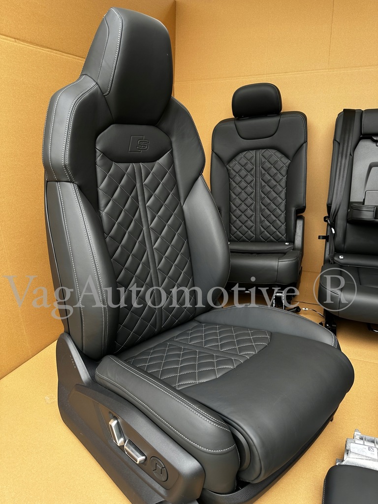 фото №9, Сиденья audi q7 sq7 recaro s-line обивка alcantara nappa europa 2016-2024