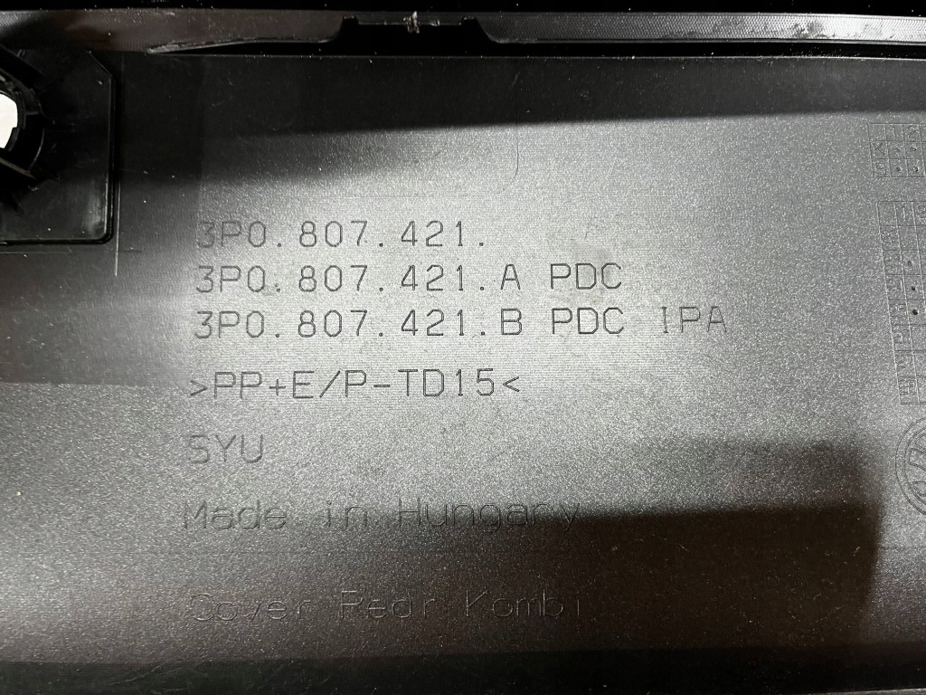 фото №14, Skoda superb iv kombi 2023 - бампер задній задня 3p0807421 org