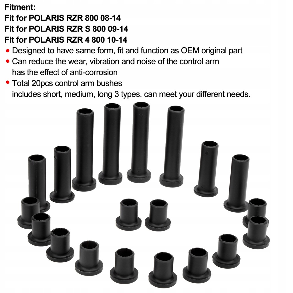 фото №7, 20 szt. набір tulei важеля заднього підвіска