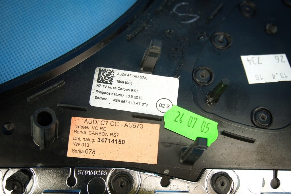 фото №6, Молдинг dekor двері правий перед audi a7 s7 rs7 4g8 4g8867410at 6t3 карбон