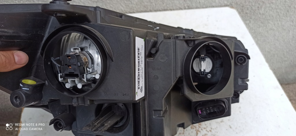 фото №11, Vw caddy v 2k8 21- лампа левый перед 2k8941005a eu