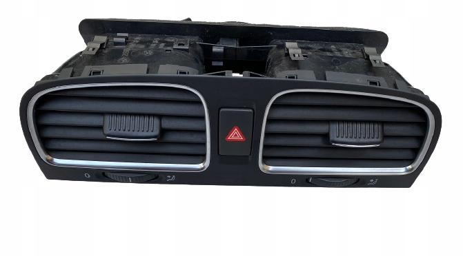 фото №1, Решётка обдув средняя vw golf vi хром 5k0