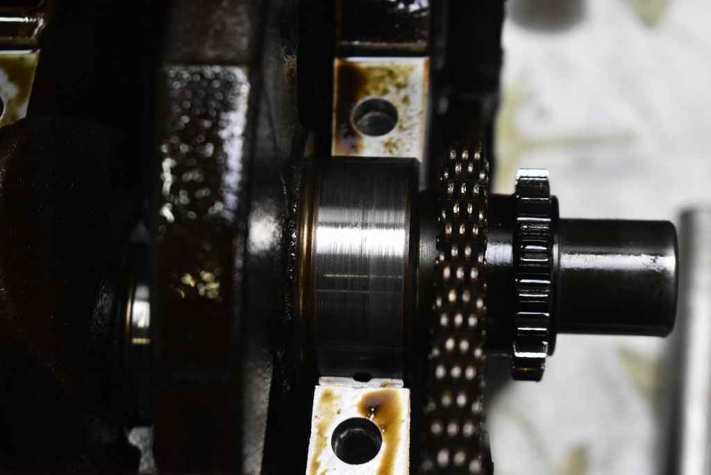 фото №9, Блок dół двигуна wał rf4m5g-6015df ford focus c-max mk1 1 i 1.8 16v 125 km