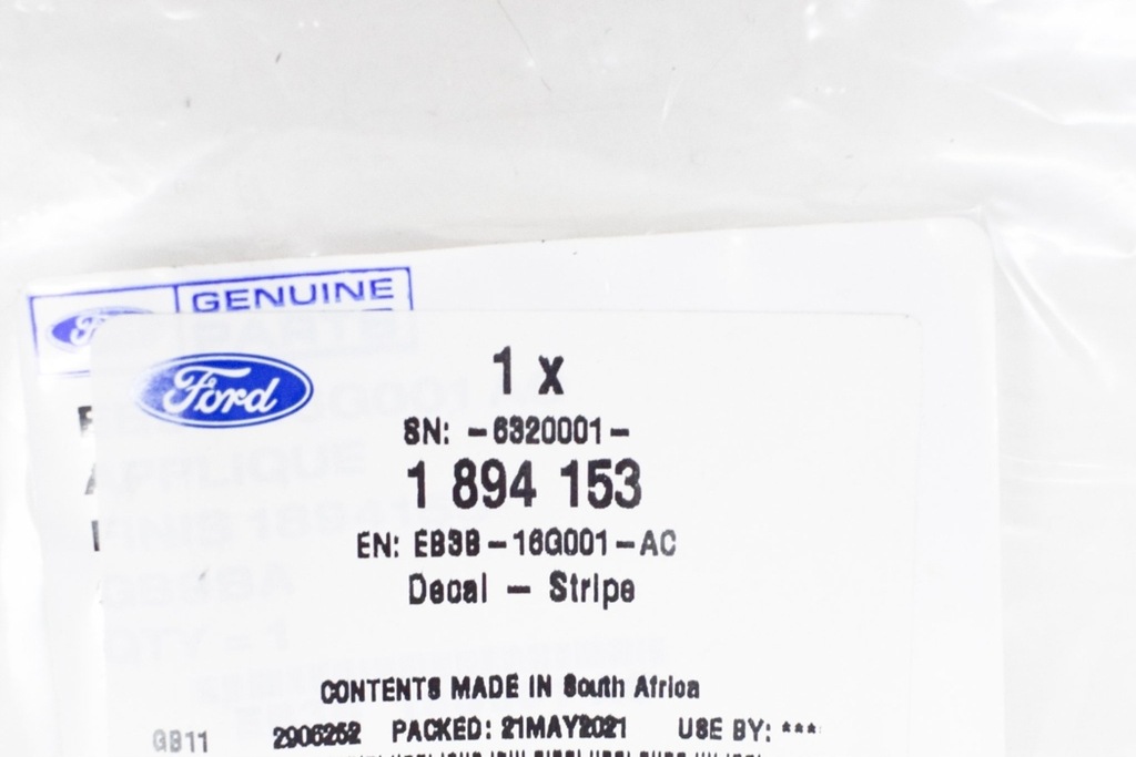 фото №6, Ford ranger t6 mk3 передній лівий крила решітка trim новий оригінальний 189415