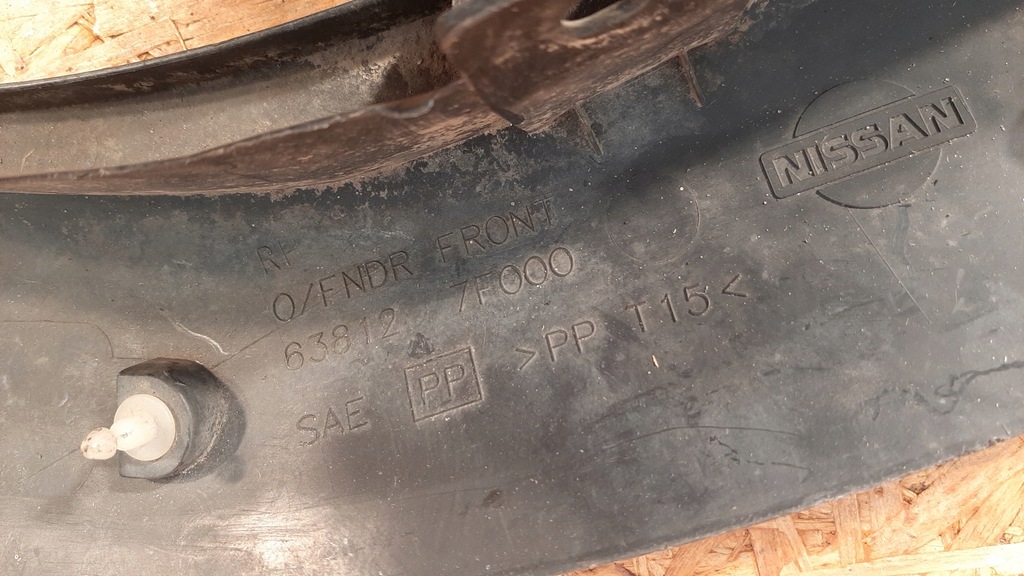 фото №8, Nissan terrano ii молдинг накладка крыла правый перед 63812-7f000