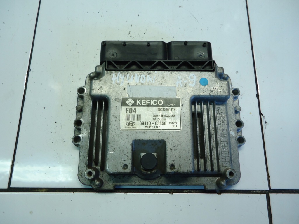 фото №1, Hyundai i20 1.2 g4la бортовой компьютер 39110-03850