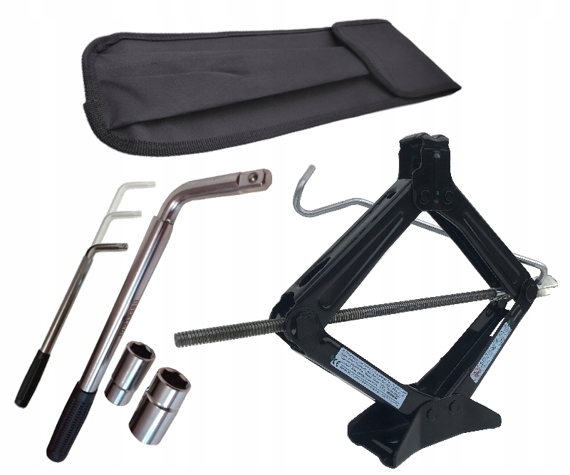 фото №1, Домкрат + ключ do kół + чехол renault arkana