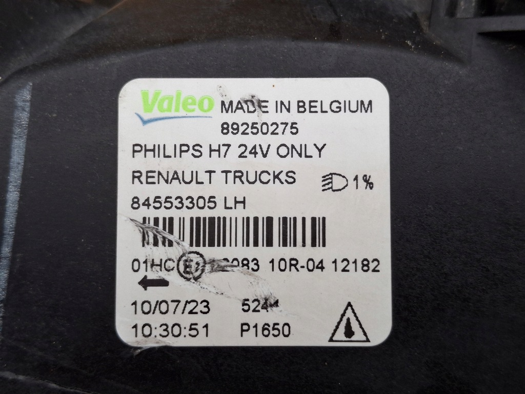 фото №12, Renault gama d протитуманна фара лівий лампа ліва лінза 84553305