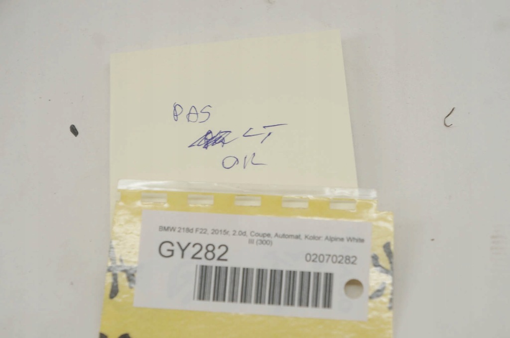 фото №9, Gy282 bmw f22 pas безпеки лівий задня