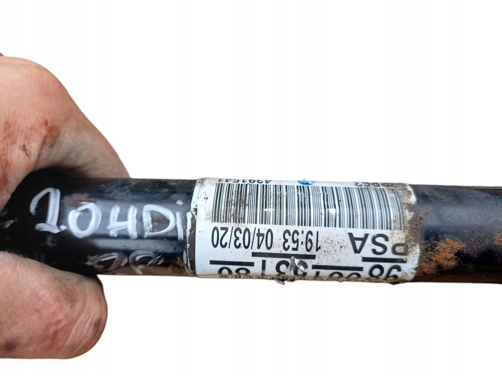 фото №7, Toyota proace ii 2.0 hdi приводной вал правый левый перед правая левая передняя механическая коробка передач