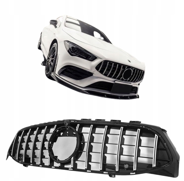 фото №1, Решётка радиатора решётка радиатора mercedes cla w118 panamericana amg