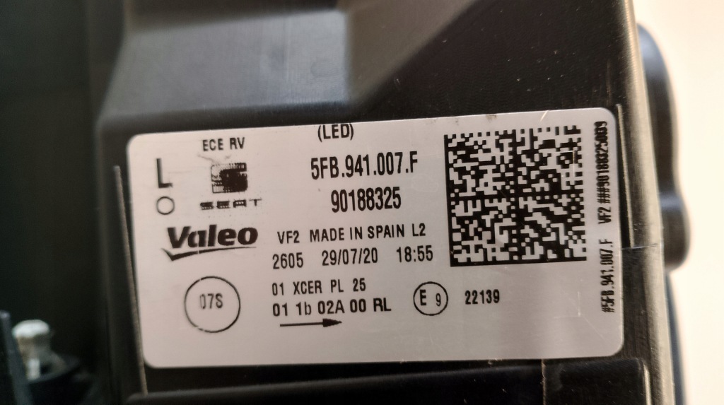 фото №10, Seat leon iv левая лампа full led перед передняя идеальное состояние eu