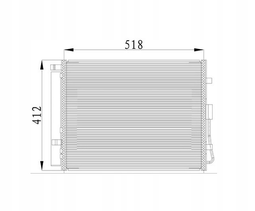 фото №1, Радіатор кондиціонера do kia soul am 2008-2011 97606-2k000