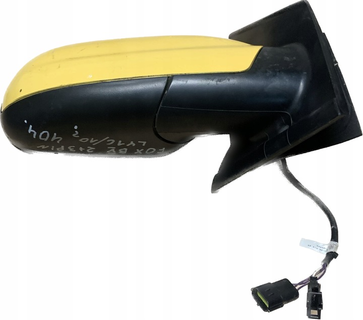 фото №7, Vw fox зеркало правое электрический 3 + 2pin 5z0857502l niebieskie жёлтые