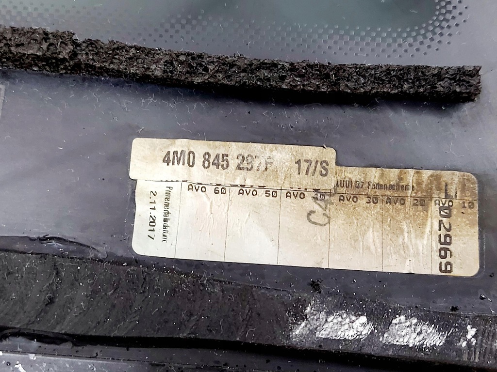 фото №8, Audi sq7 q7 4m 17r. стекло левый задняя тонированная s-line 4m0845297f