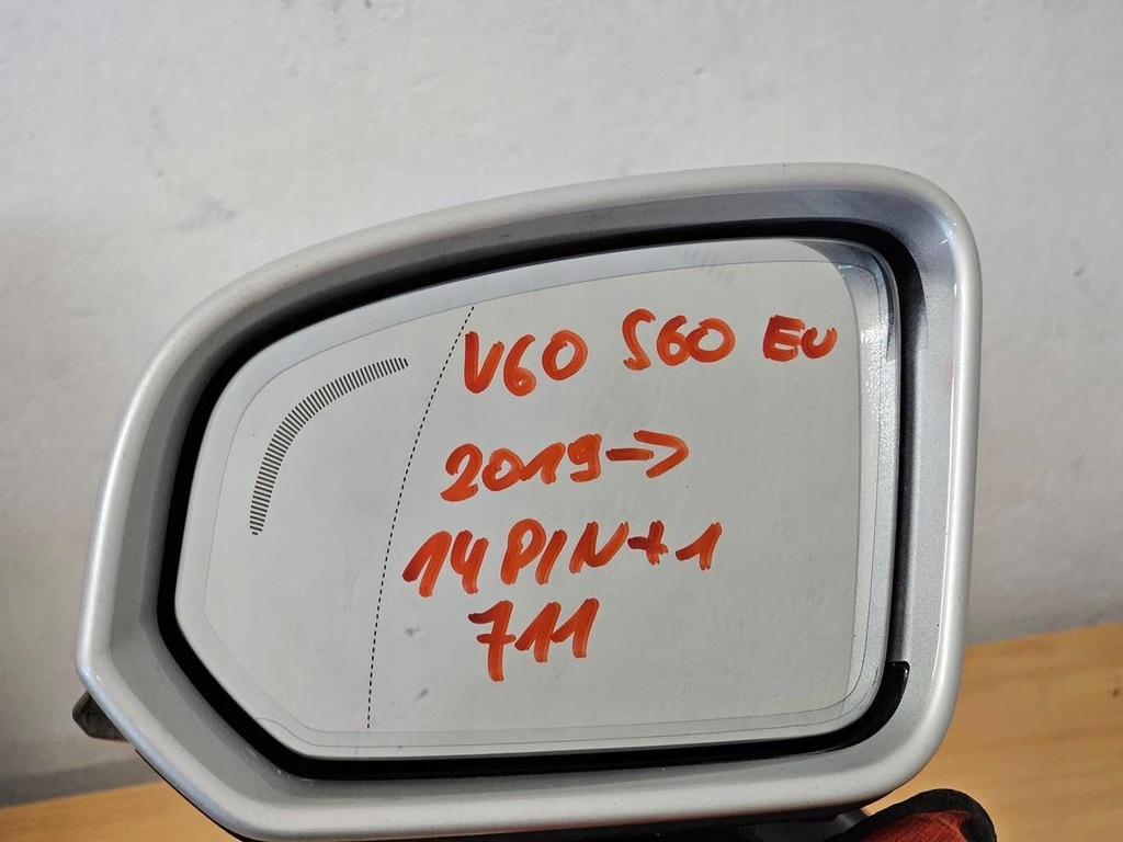 фото №7, Зеркало левая volvo s60 v60 v60 cc 2018- 14pin+1 31477570 711
