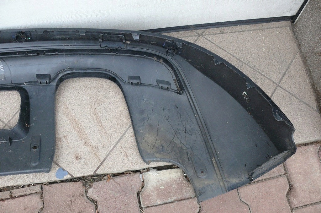 фото №16, Накладка дифузор dół бампера задня s-line audi q3 8u s-line 11-18