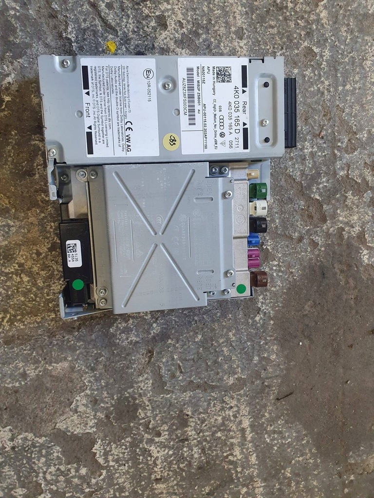 фото №1, Audi a4 s4 b8 8k 2014 панель / радиопроигрыватель cd/dvd/gps