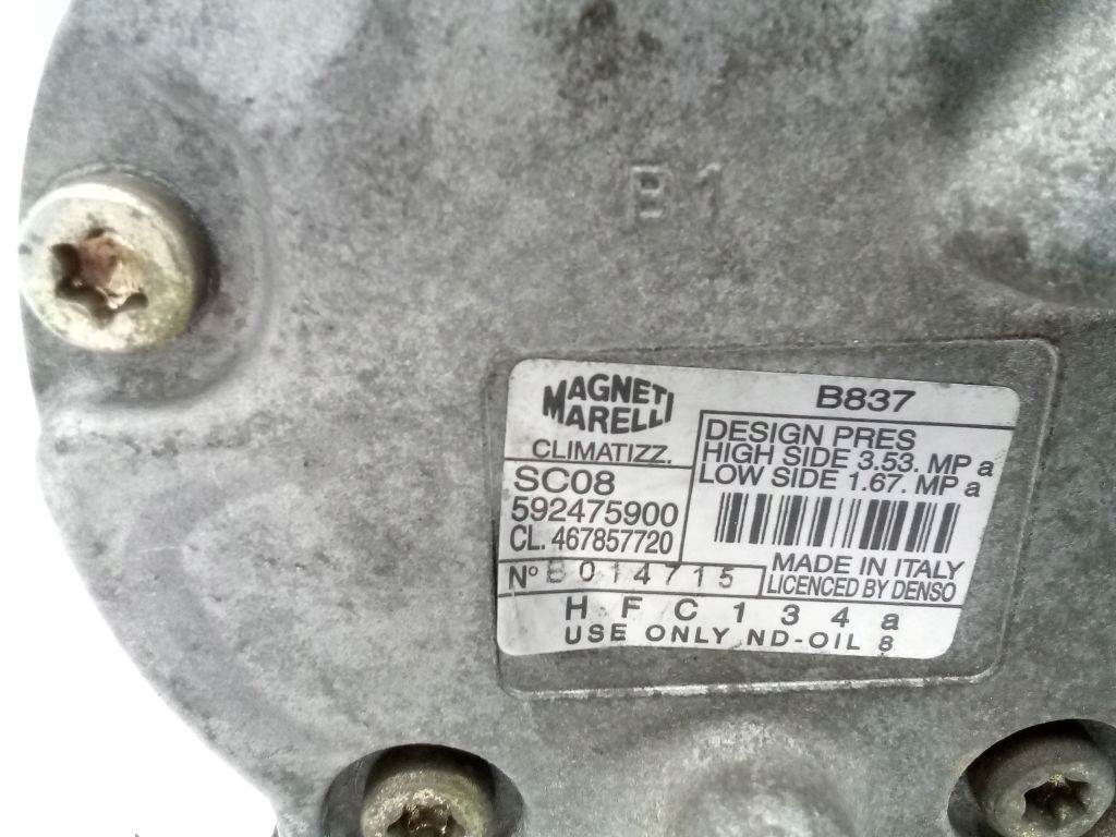 фото №7, Fiat punto ii 1.2 компрессор компрессор кондиционера