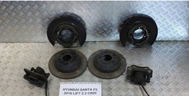фото №1, Hyundai santa fe iii 16 диск суппорт защита задняя